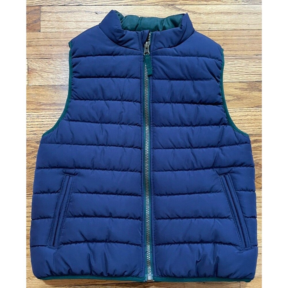Carter’s Boys Navy Blue Insulated Winter Vest Size 8 Puffer Zip Up new